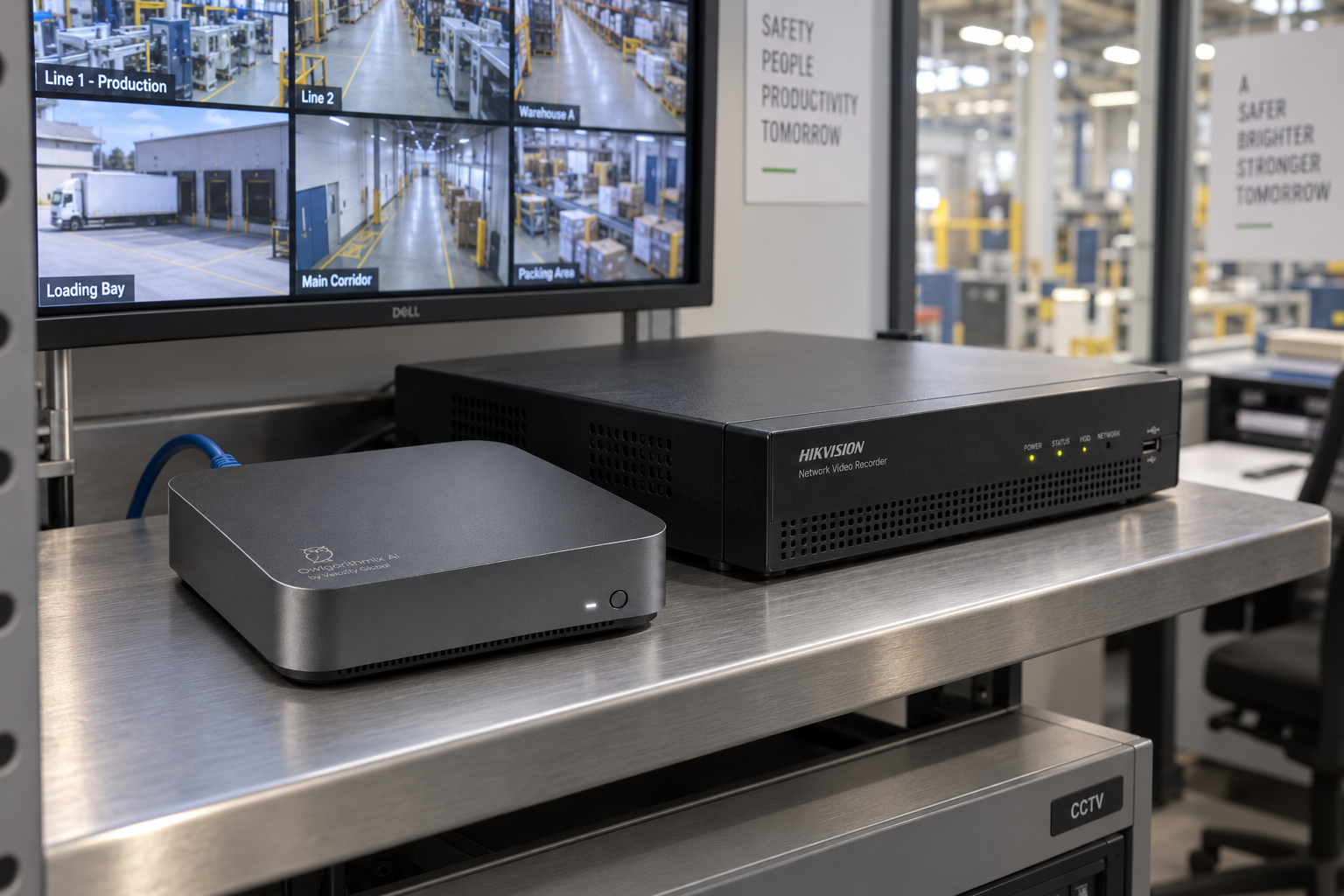Edge AI Box in use